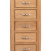 Chatsworth Oak 5 Drawer Tall Chest