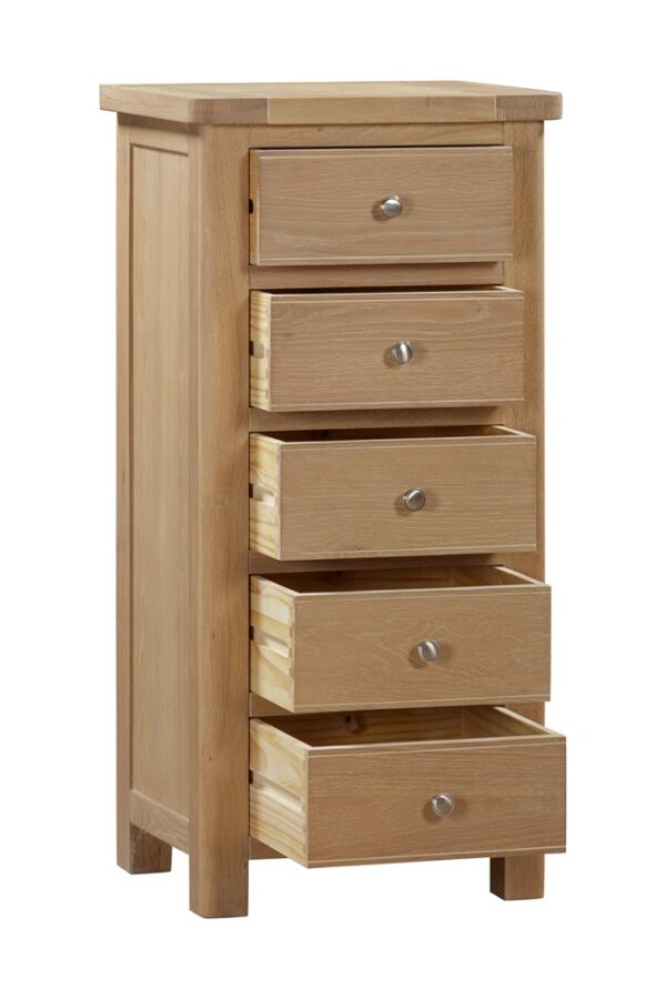 Foxington Oak 5 Drawer Chest