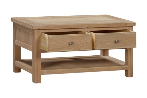 Foxington Oak Coffee Table with Drawers