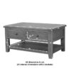 Shrewsbury Coffee Table with Drawers