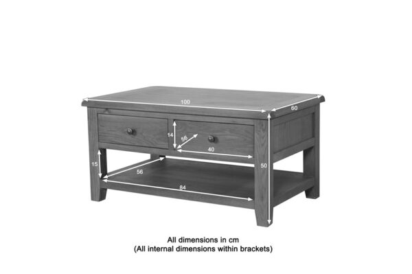 Shrewsbury Coffee Table with Drawers