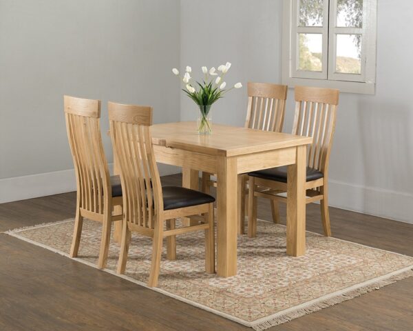 Valencia 120/166cm Butterfly Ext Dining Table
