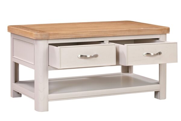 Chatsworth Painted Coffee Table with Drawers
