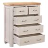 Chatsworth Painted 2 Over 3 Chest of Drawers