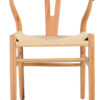 Lyon Wishbone Grey Curved Chair Seconds