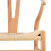 Lyon Wishbone Grey Curved Chair Seconds