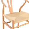 Lyon Wishbone Grey Curved Chair Seconds