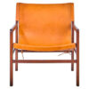 Inca Brown Leather Sling Chair Seconds