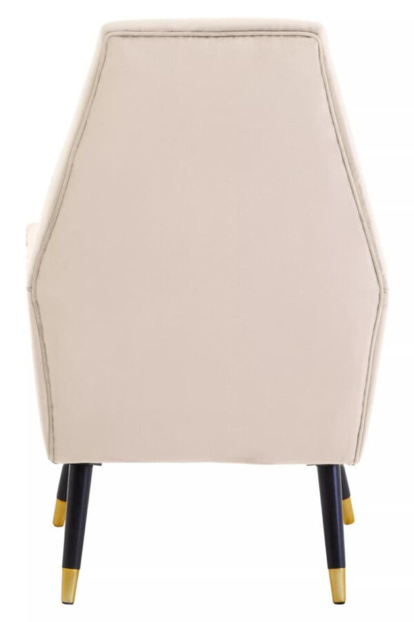 Loretta Wine Velvet Chair With Black Wood And Gold Finish Legs