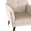 Loretta Wine Velvet Chair With Black Wood And Gold Finish Legs