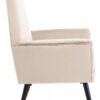 Loretta Wine Velvet Chair With Black Wood And Gold Finish Legs