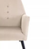 Loretta Wine Velvet Chair With Black Wood And Gold Finish Legs